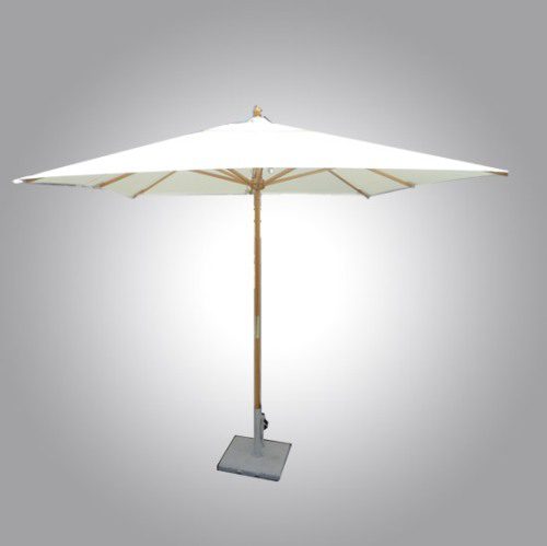 White Market Umbrella - 11 ft
