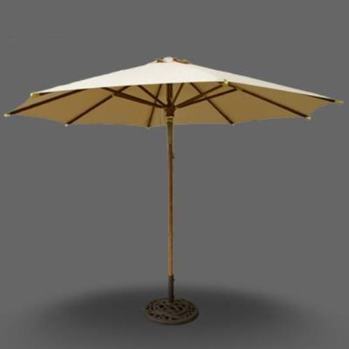 White Market Umbrella - 9 ft