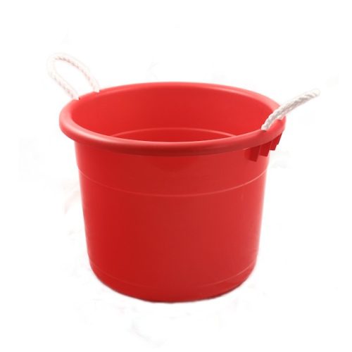 <br />Plastic Ice Tub with Rope Handles
