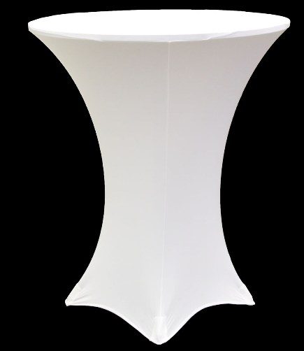 Bar Height Table with Spandex Cover
